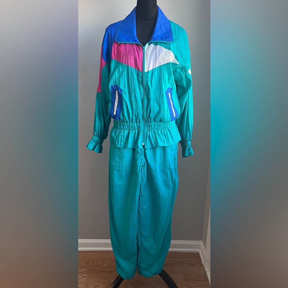 Laura Katherine Windbreaker Jacket and Pants Set